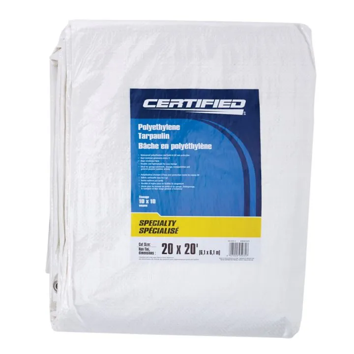 0405031 Garage Poly Tarp, 20 x 20-ft