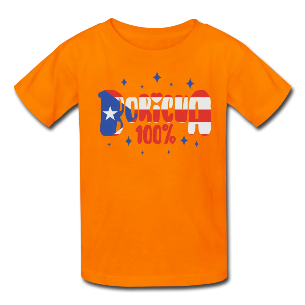 100% Boricua Kids' T-Shirt