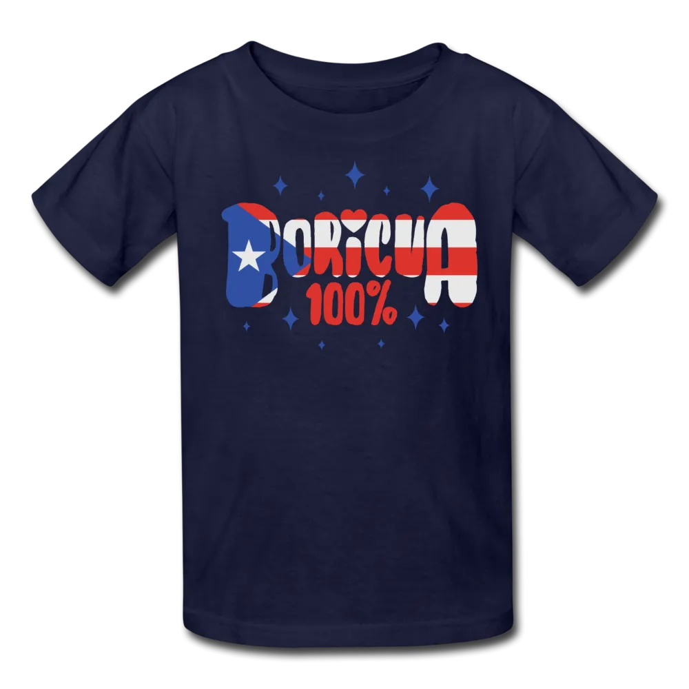 100% Boricua Kids' T-Shirt