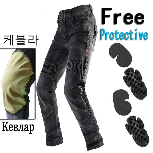 2022 Men Motorcycle Pants Aramid Motorcycle Jeans Active Sport Protective Gear