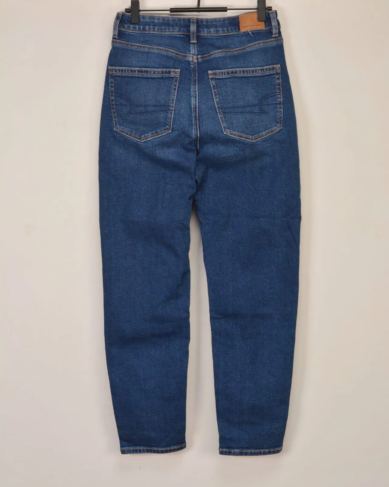 AE Stretch Mom Jeans Tinted Medium