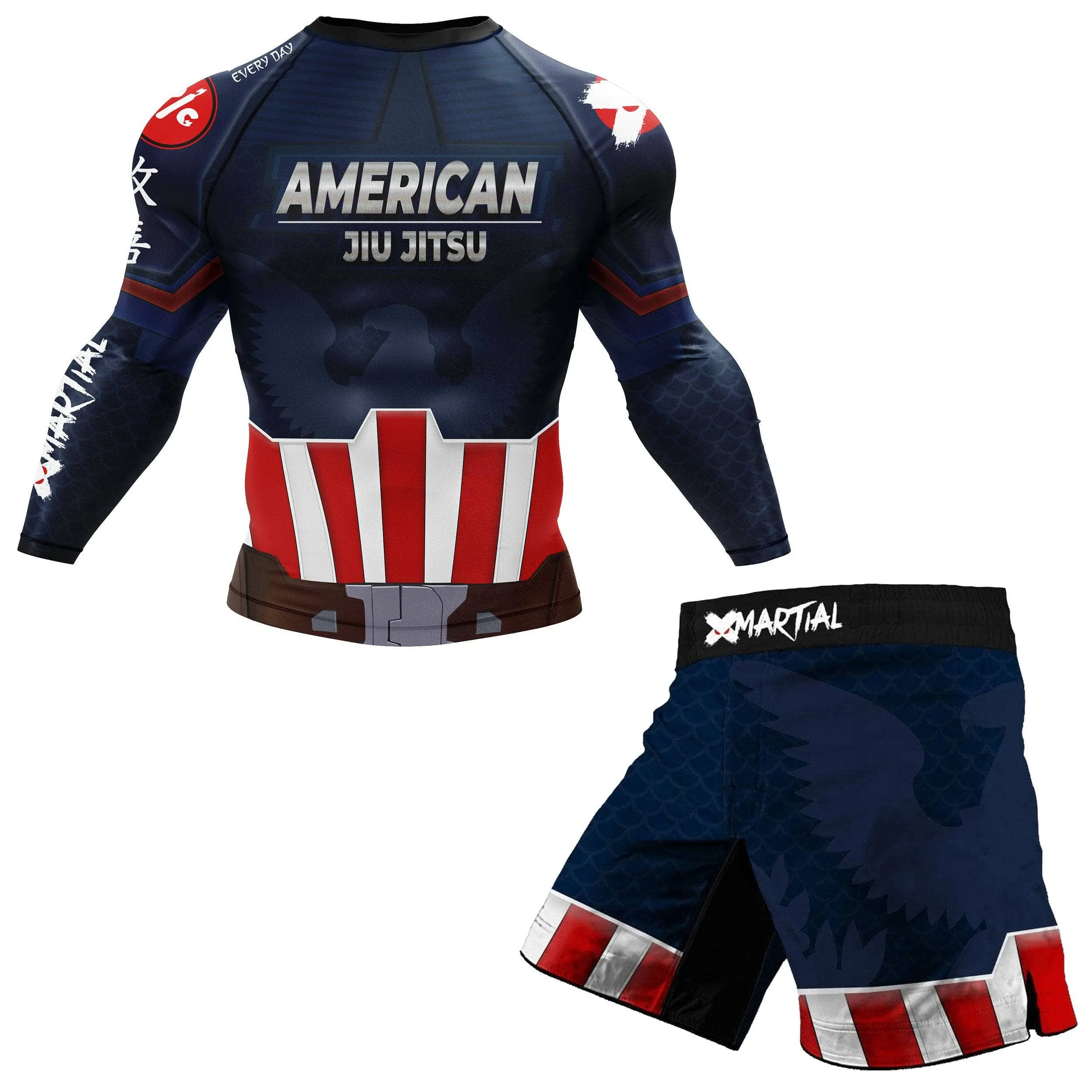 American Jiu Jitsu Hero 2.0 Hybrid BJJ/MMA Shorts