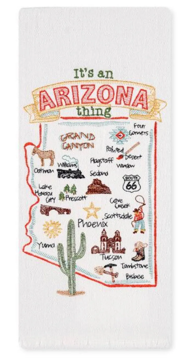 Arizona Themed Dish Towels