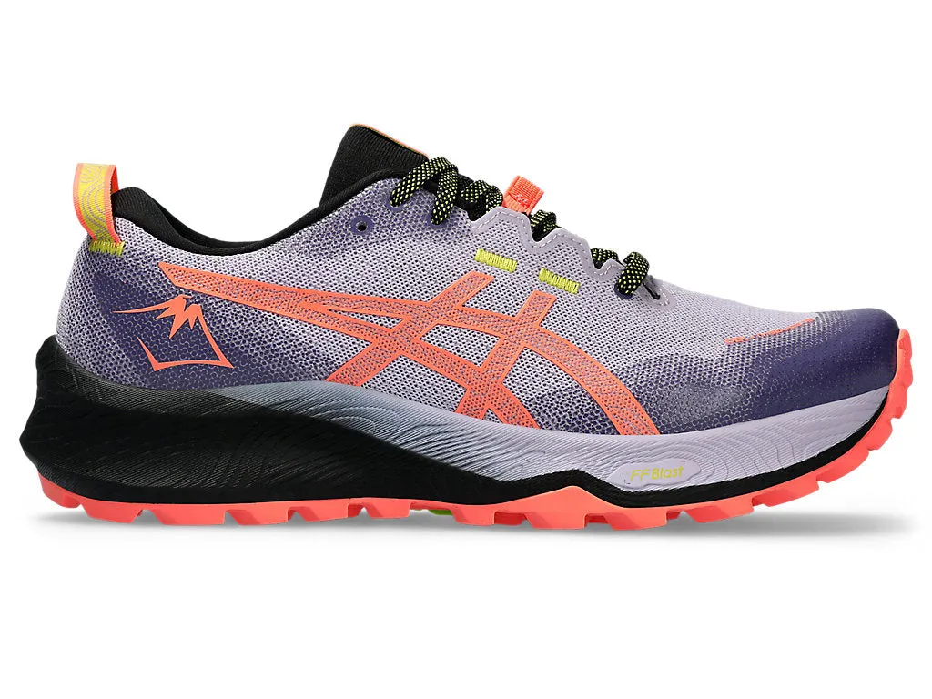 Asics Gel Trabuco 12 (B Width) - Ash Rock/Sun Coral (Womens)