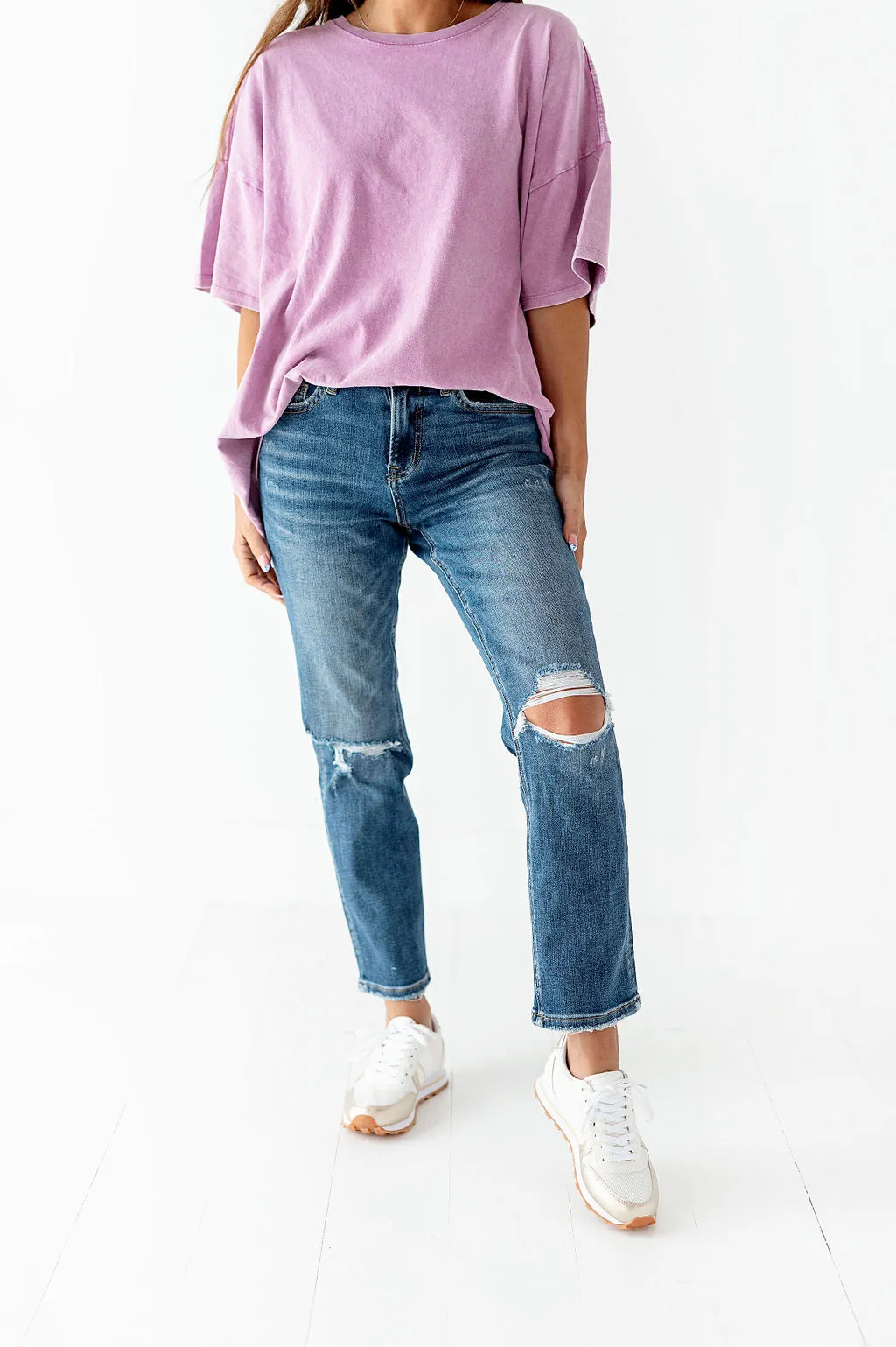 Avalon Vintage High Rise Straight Jeans