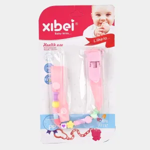 Baby Pacifier Holder-Pink