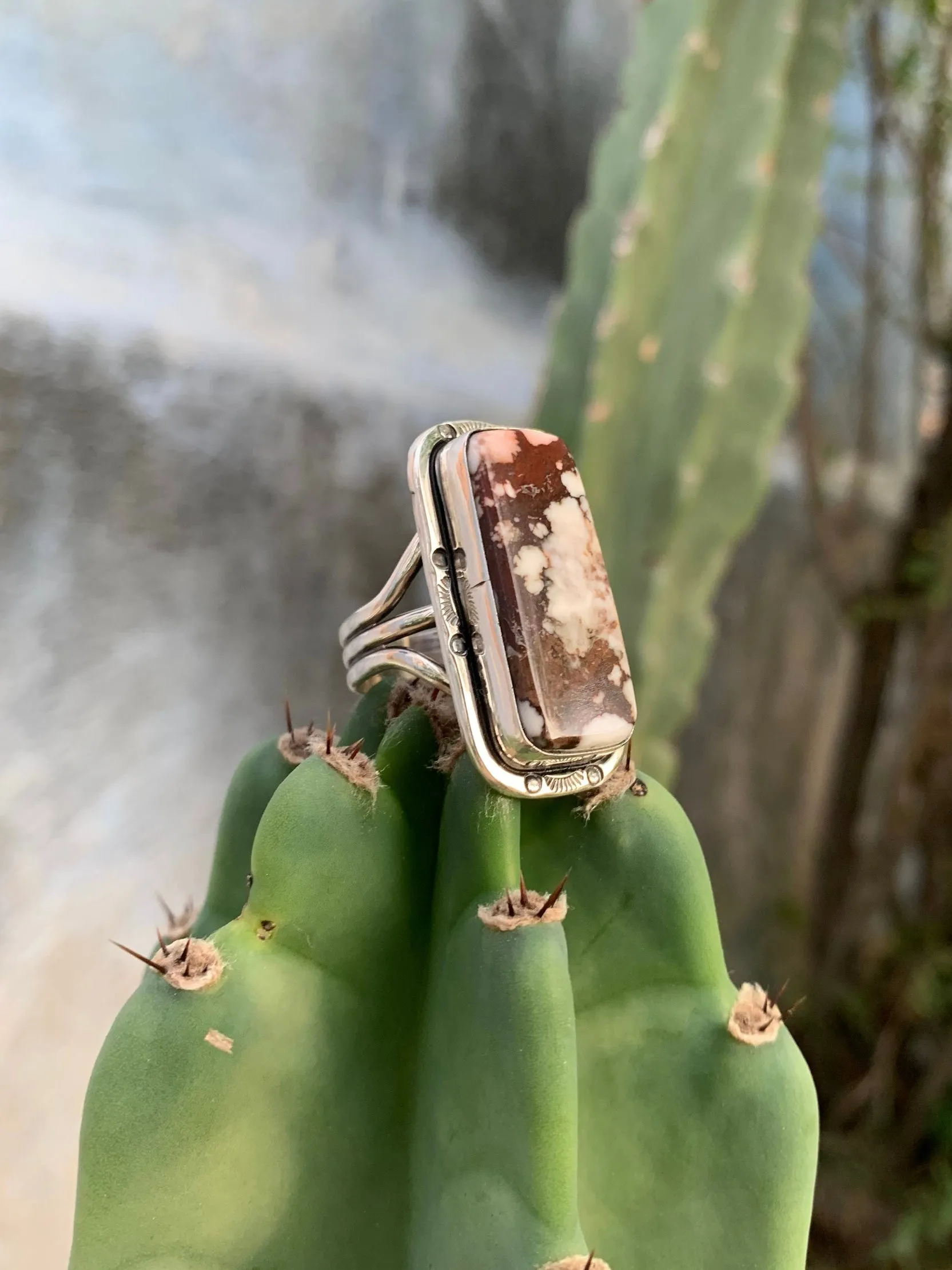 Bar of Wild Horse ring size 10