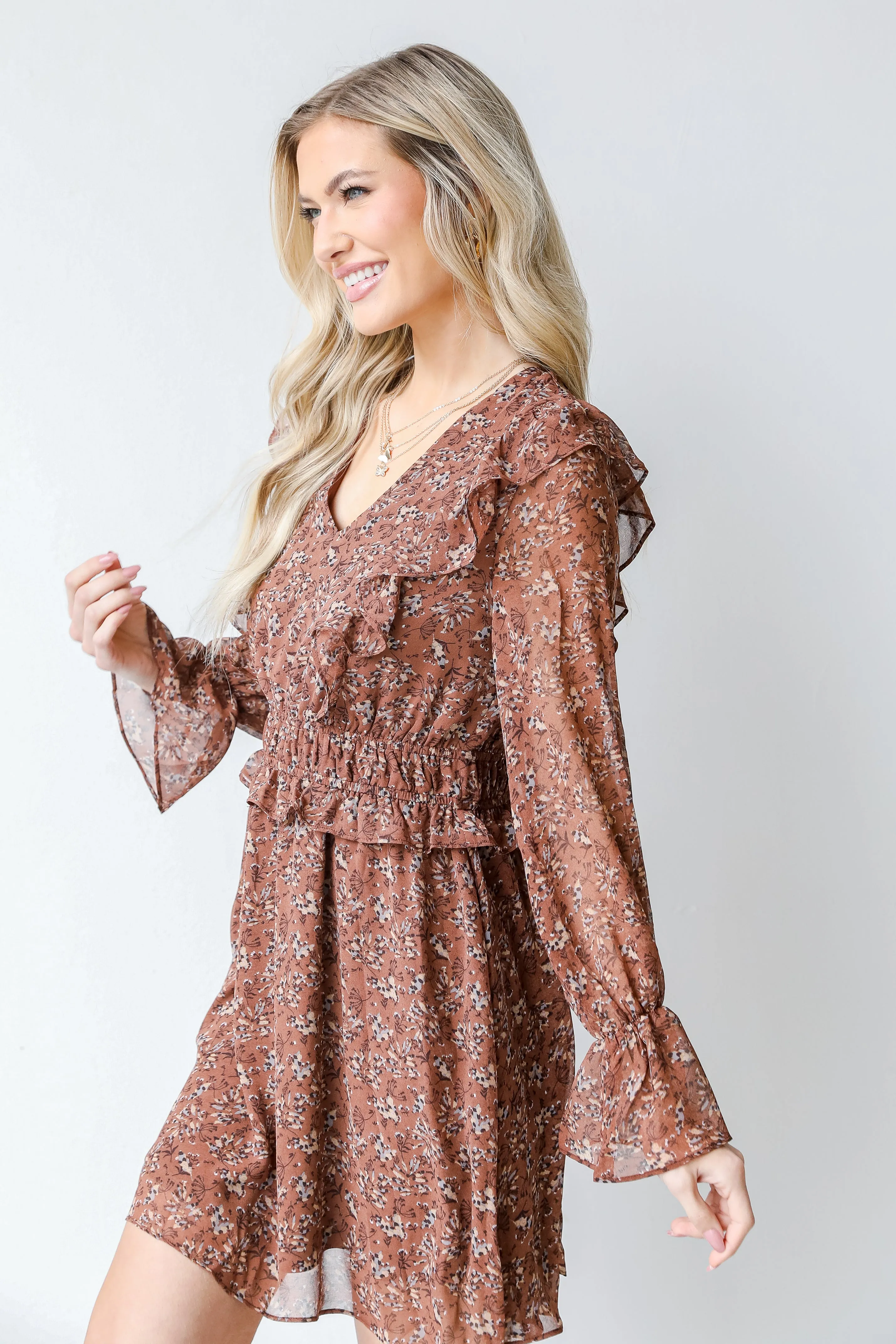 Beyond Lovely Floral Mini Dress