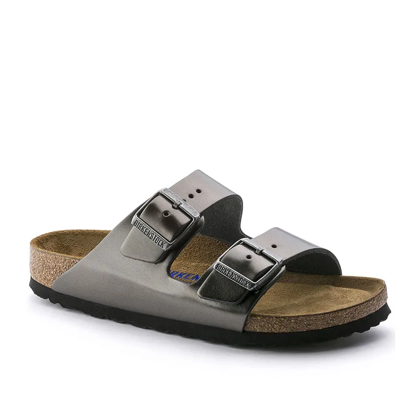      Birkenstock Arizona Metallic Anthracite