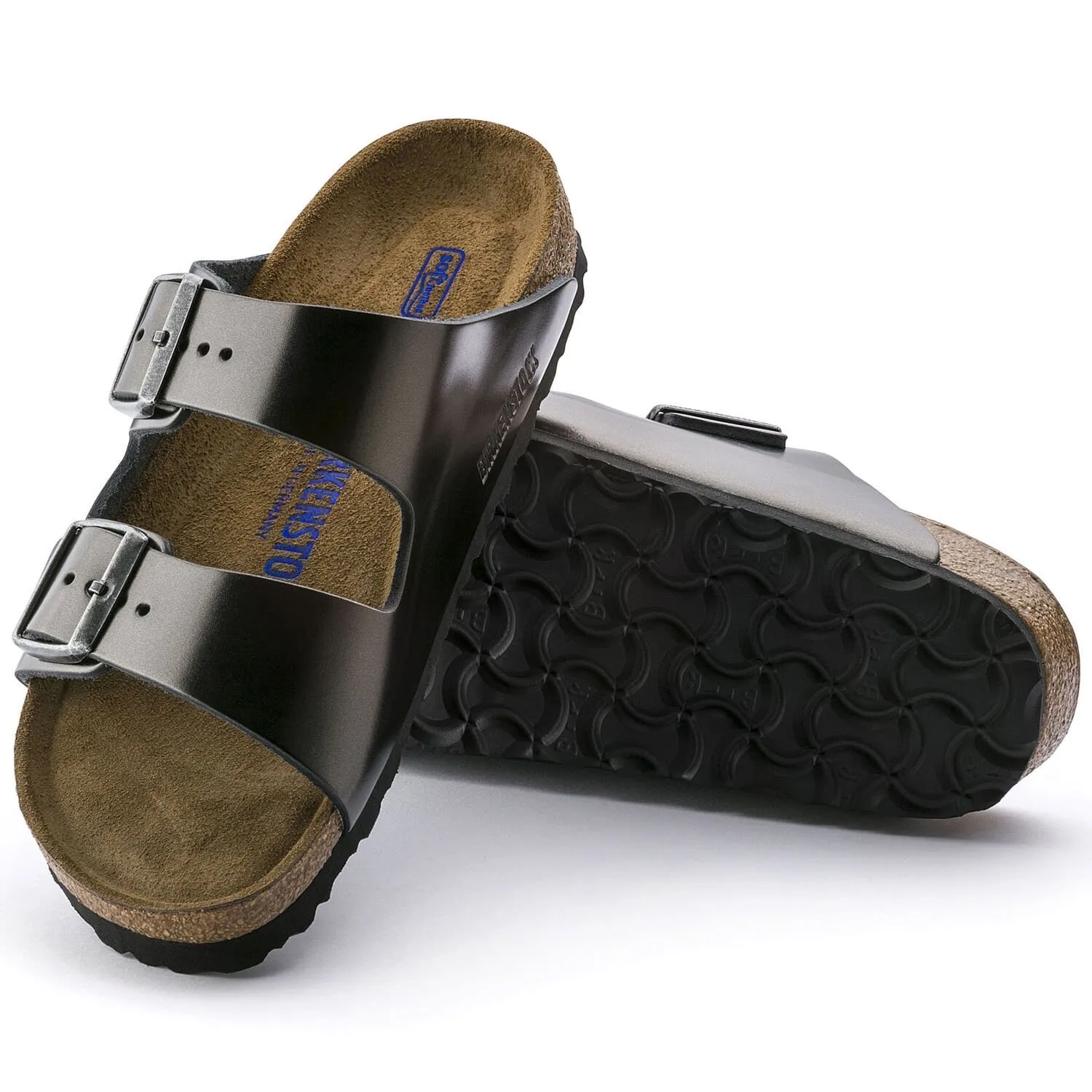      Birkenstock Arizona Metallic Anthracite