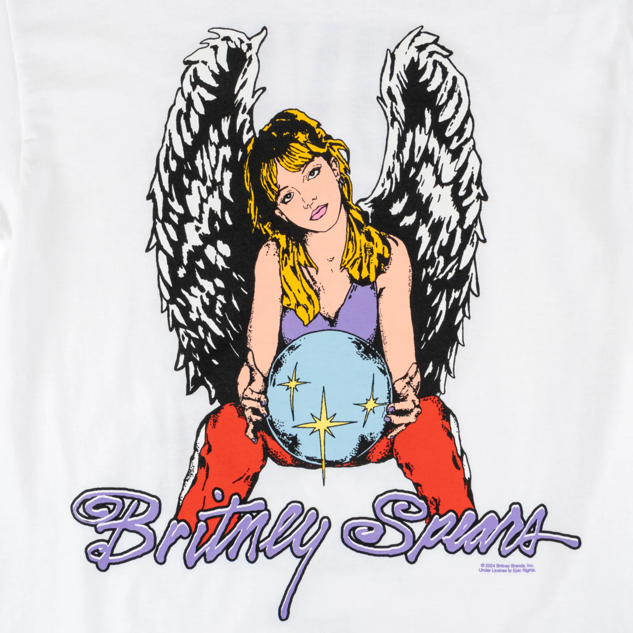 Britney Spears X Welcome - Angel Tee - White - LIMITED WEB EXCLUSIVE