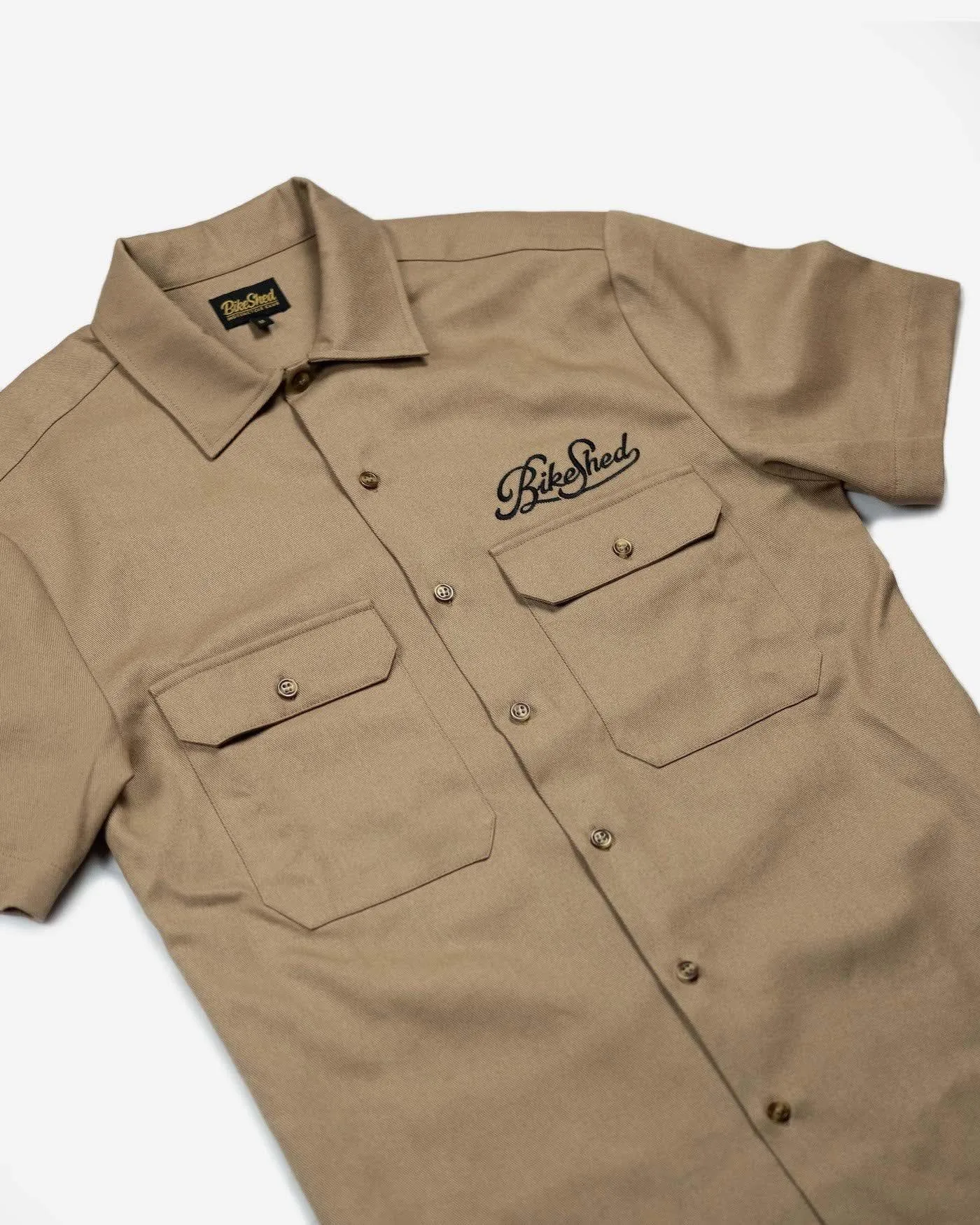 BSMC Garage Shirt - Tan/Black