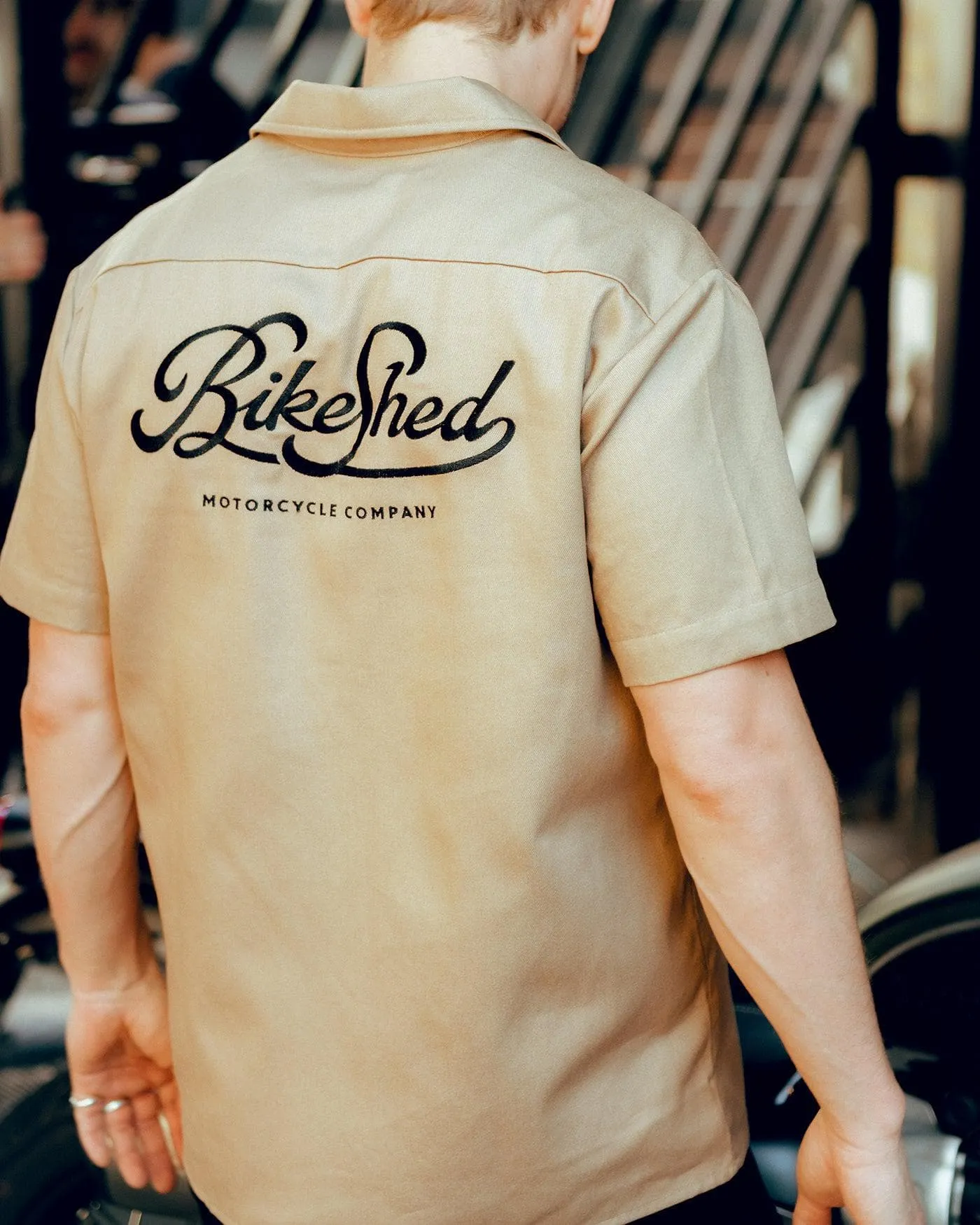 BSMC Garage Shirt - Tan/Black