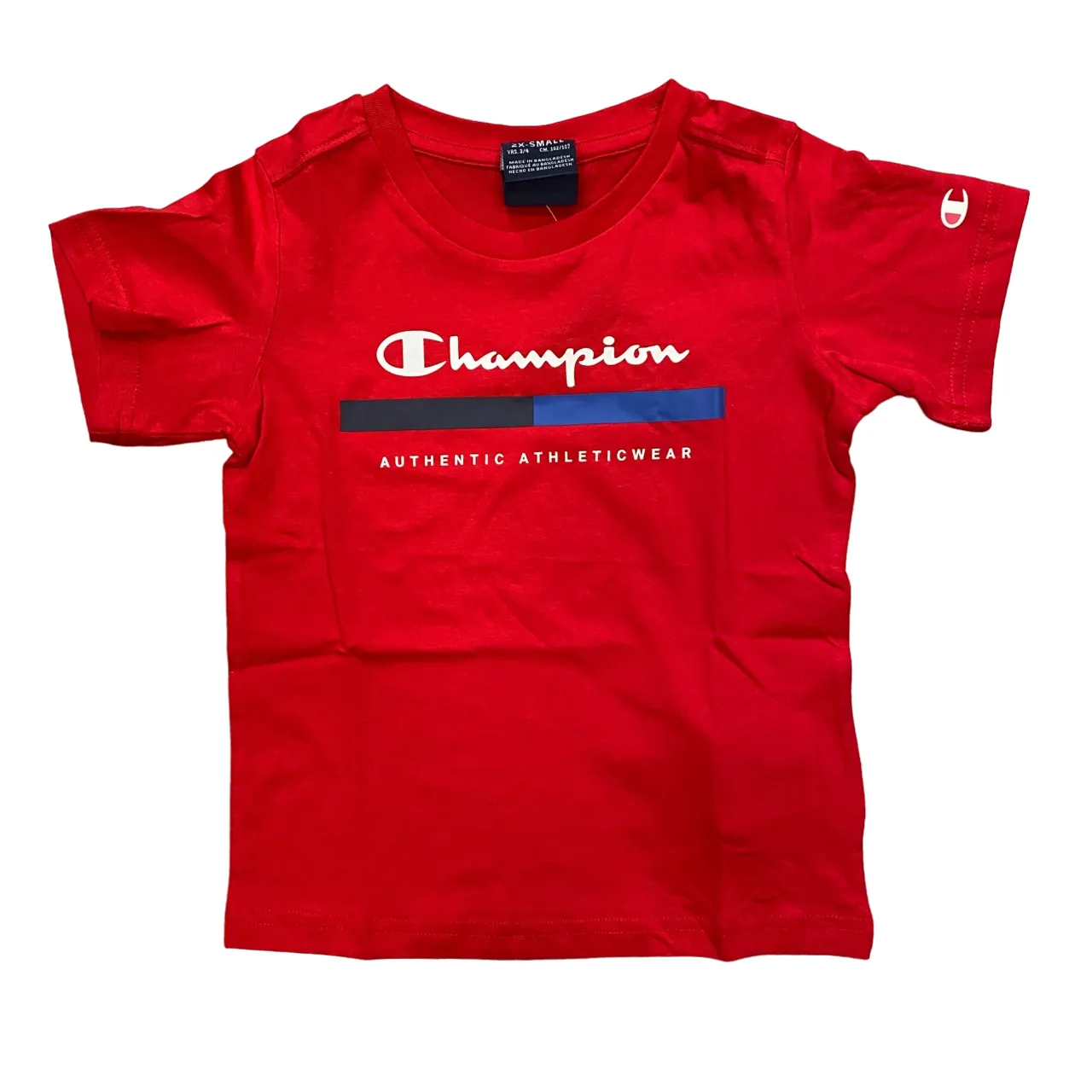 Champion boy's outfit t-shirt and shorts 306698 RS011 red blue