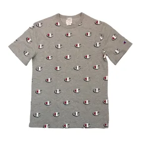 CHAMPION LIFE SCRIBBLE LOGO TEE (Grey)