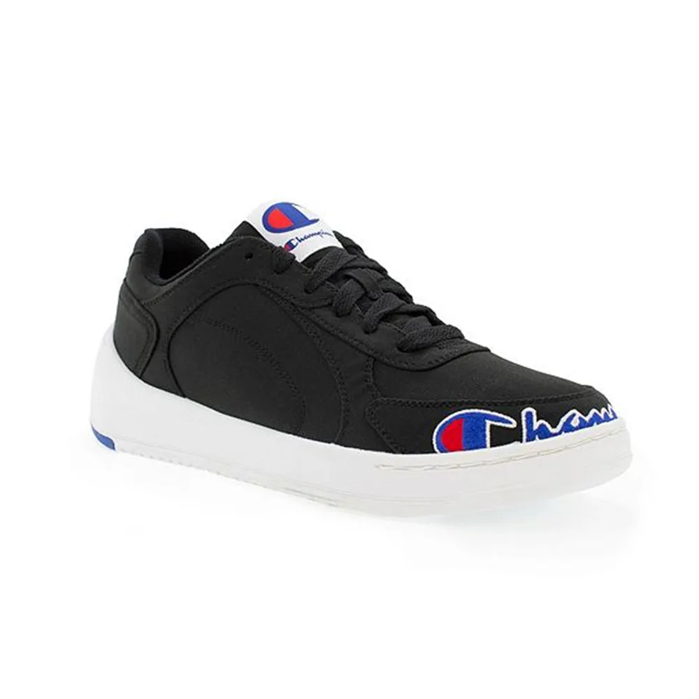 CHAMPION MEN'S SUPER C COURT LOW SNEAKERS BLACK