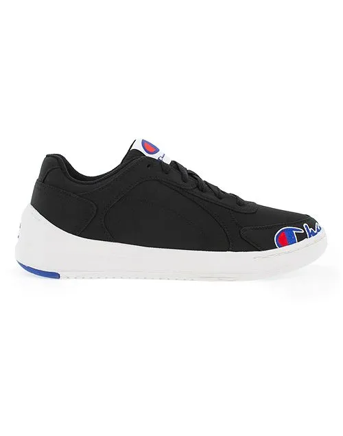 CHAMPION MEN'S SUPER C COURT LOW SNEAKERS BLACK