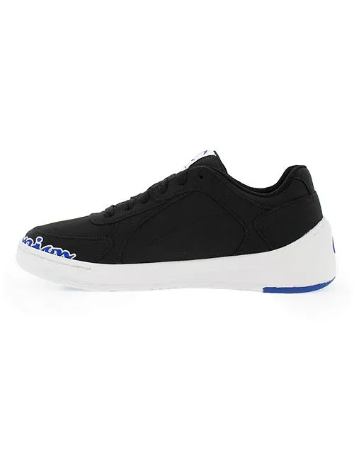 CHAMPION MEN'S SUPER C COURT LOW SNEAKERS BLACK