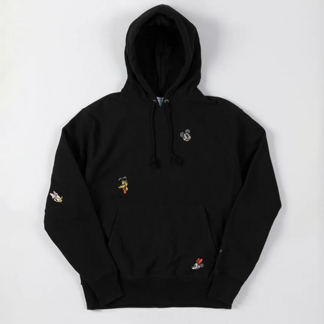 Champion Mickey & Minnie Hoddie Black