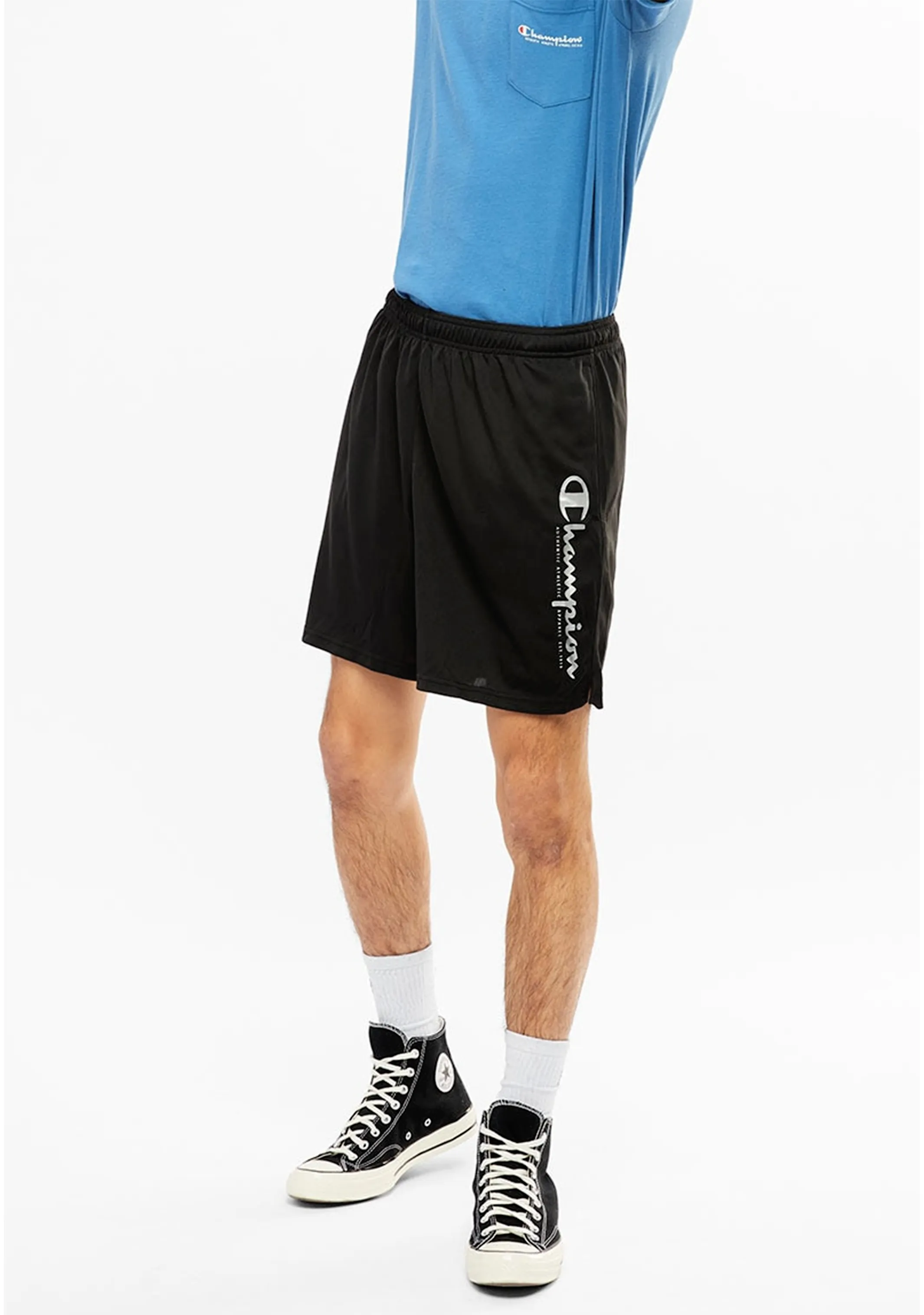 Champion Script Core Training Shorts Mens <br> AX8KN BLK