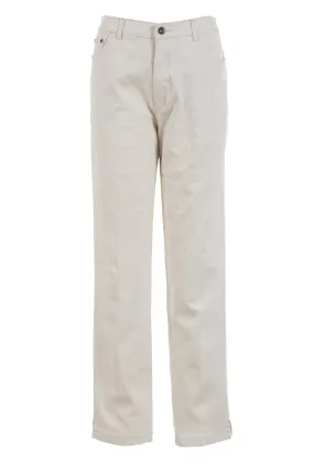 Cotton Jeans - Cream