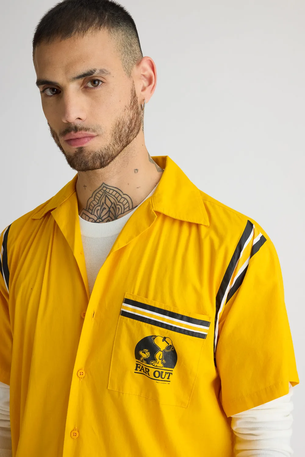 Cotton Poplin Garage Shirt - Yellow