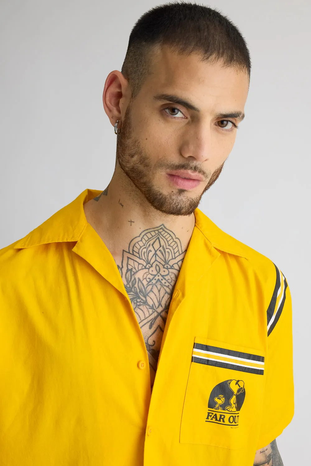 Cotton Poplin Garage Shirt - Yellow