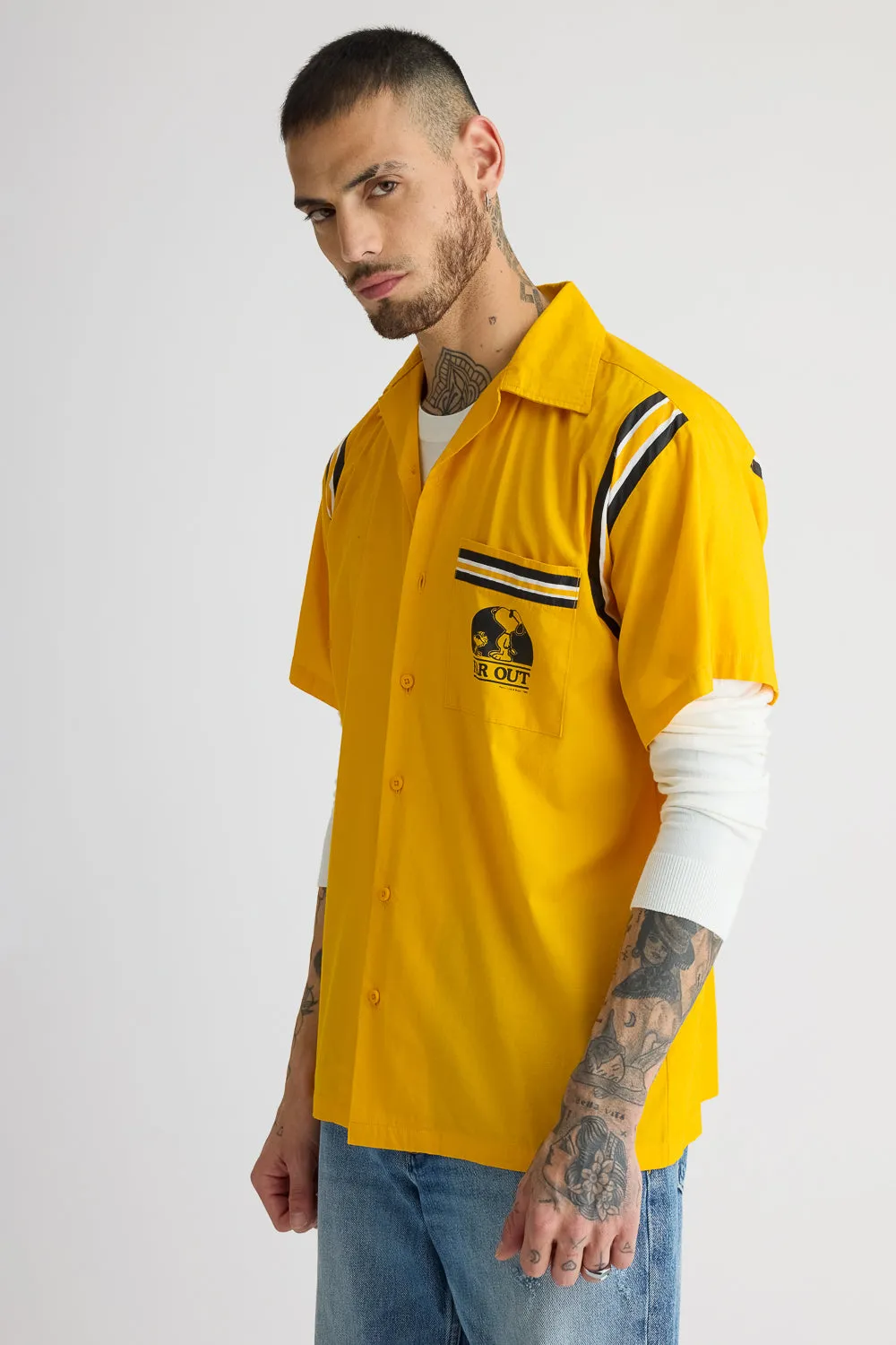 Cotton Poplin Garage Shirt - Yellow