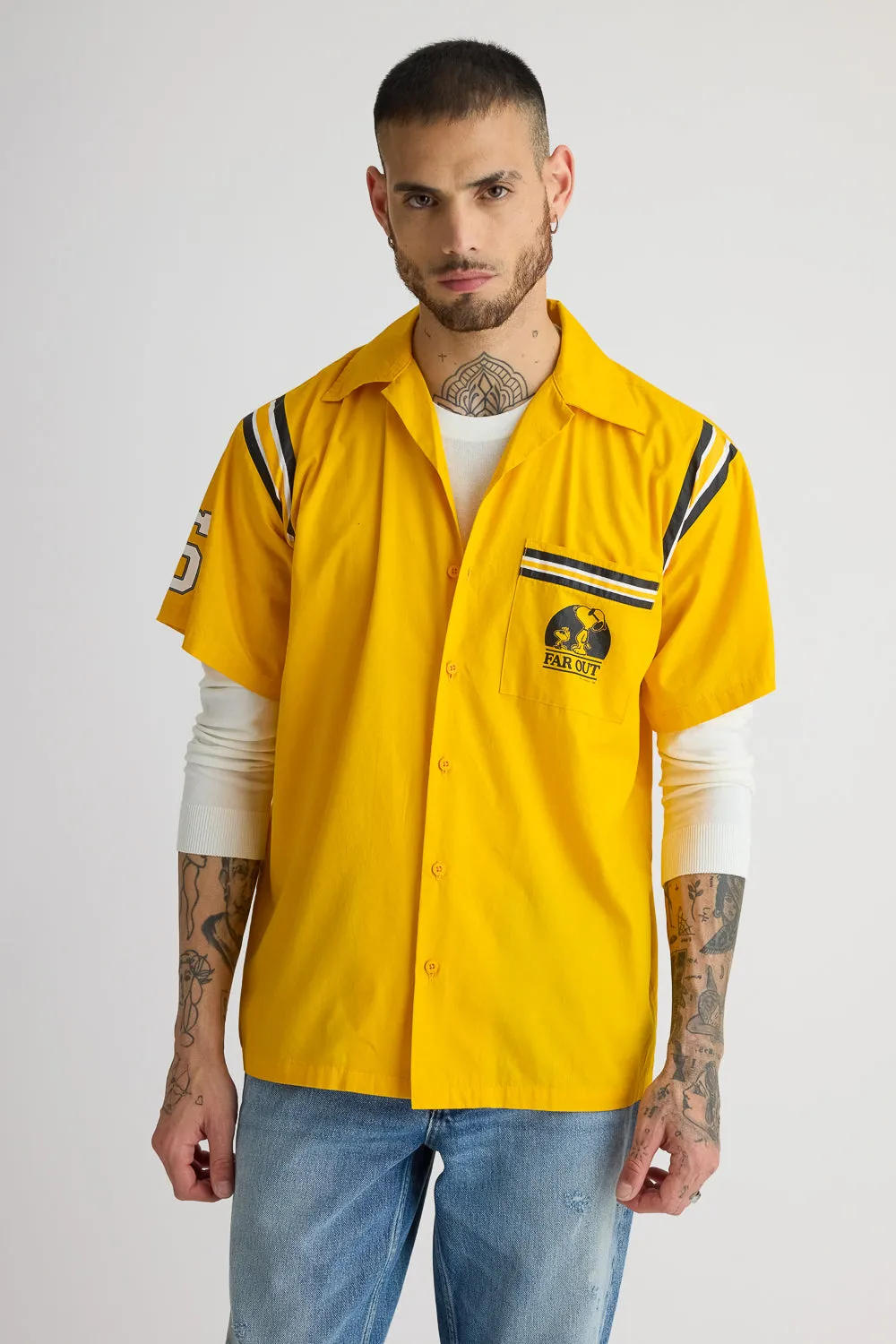 Cotton Poplin Garage Shirt - Yellow