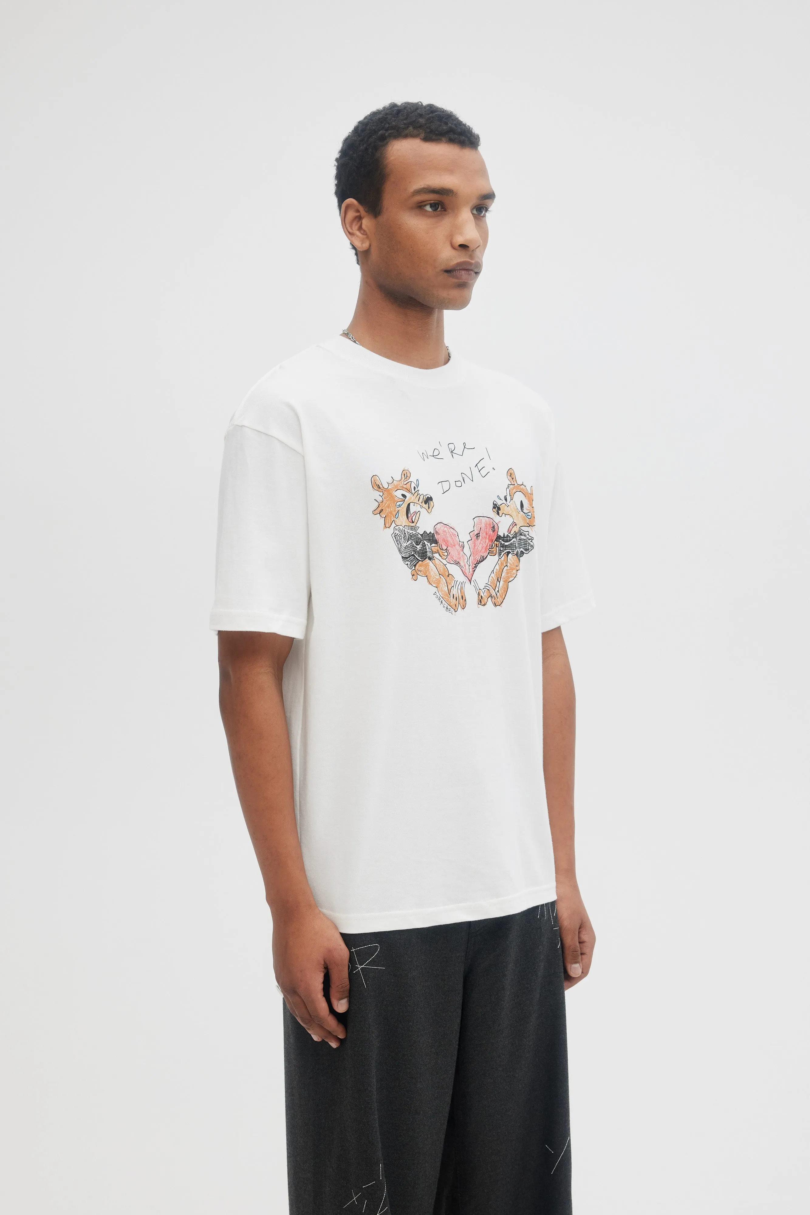 DOMREBEL Done Tee - Ivory