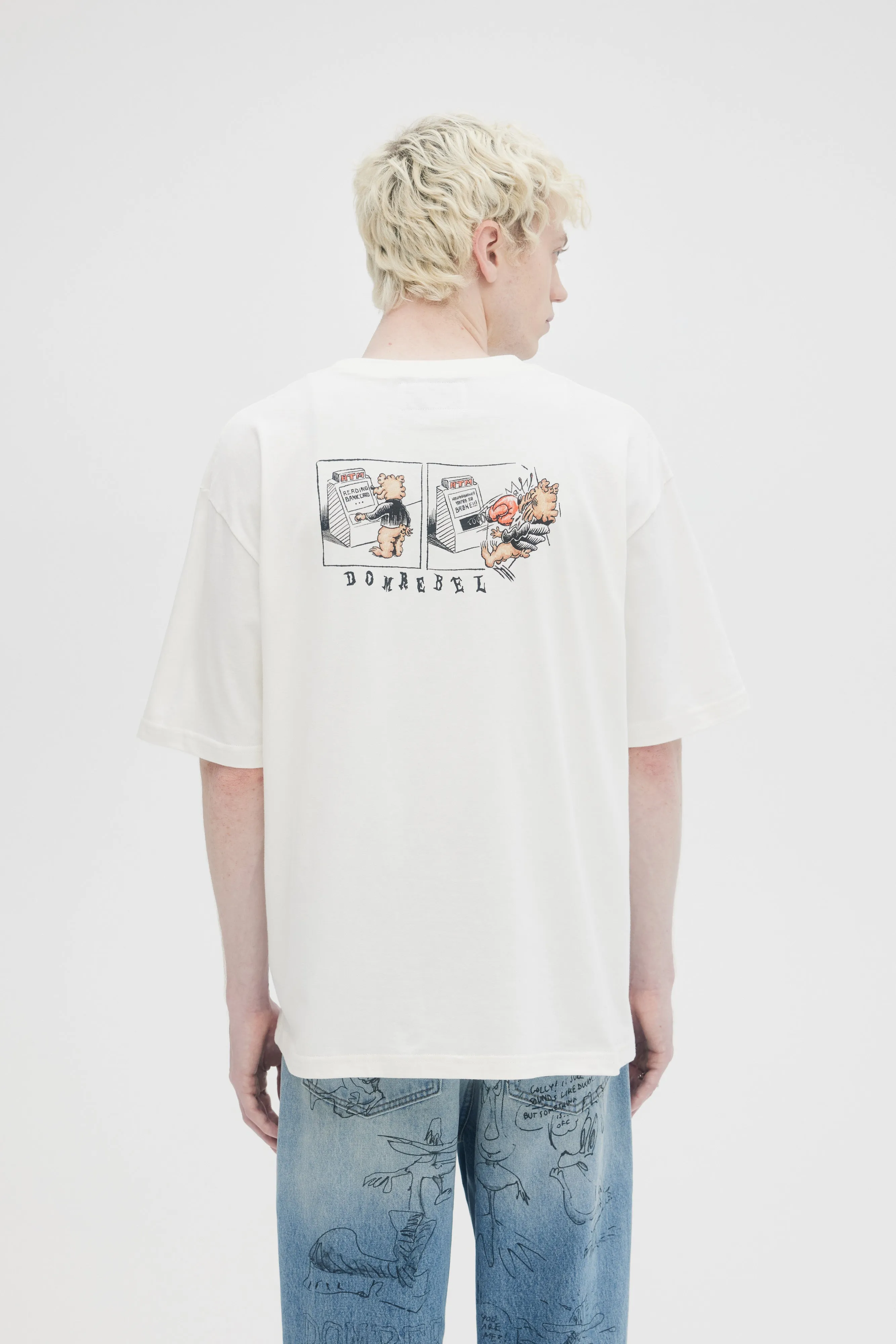 DOMREBEL Handout Tee - Ivory