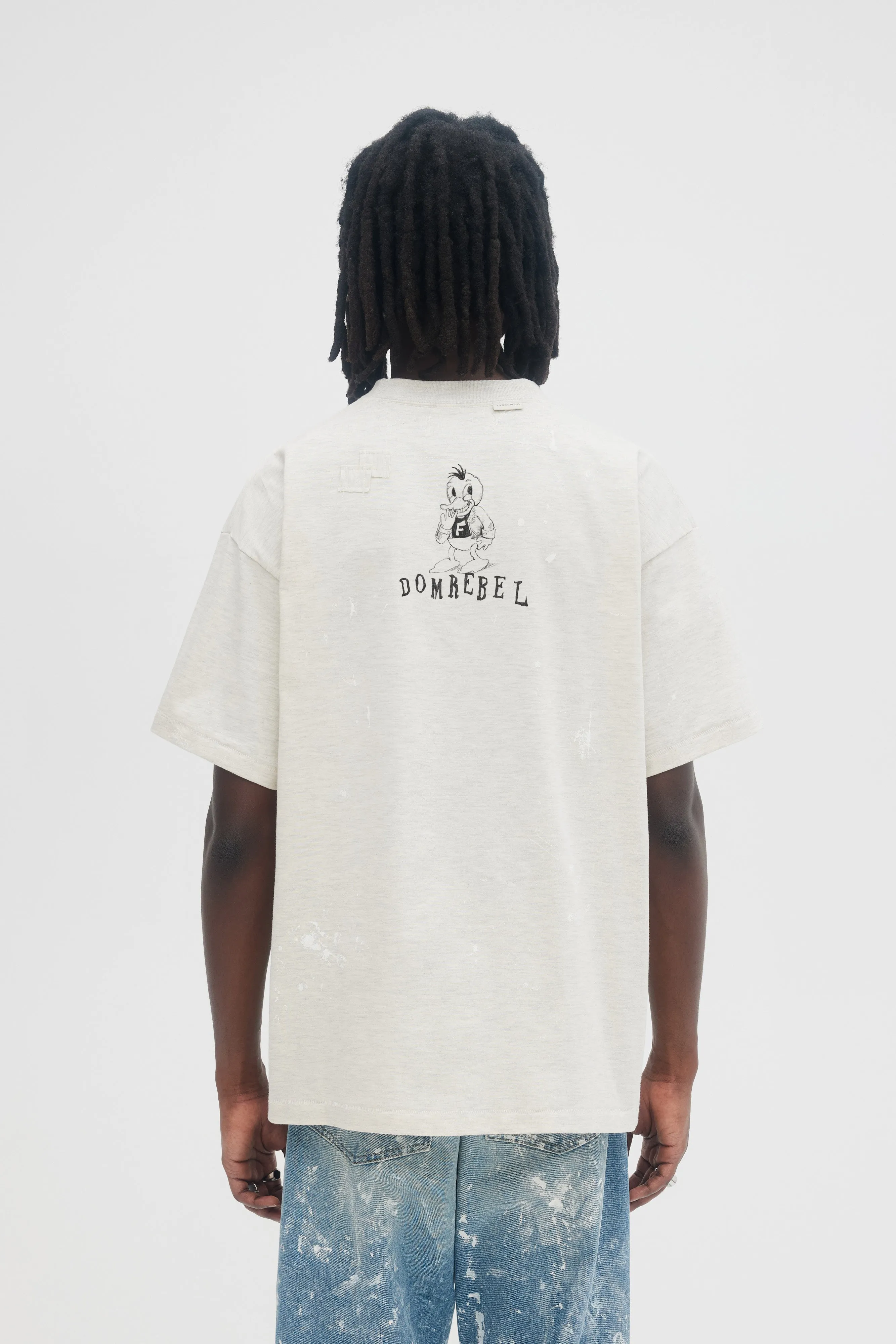 DOMREBEL Schoolyard Tee - Cream