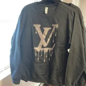 FASHION Black LV SWEATSHIRT