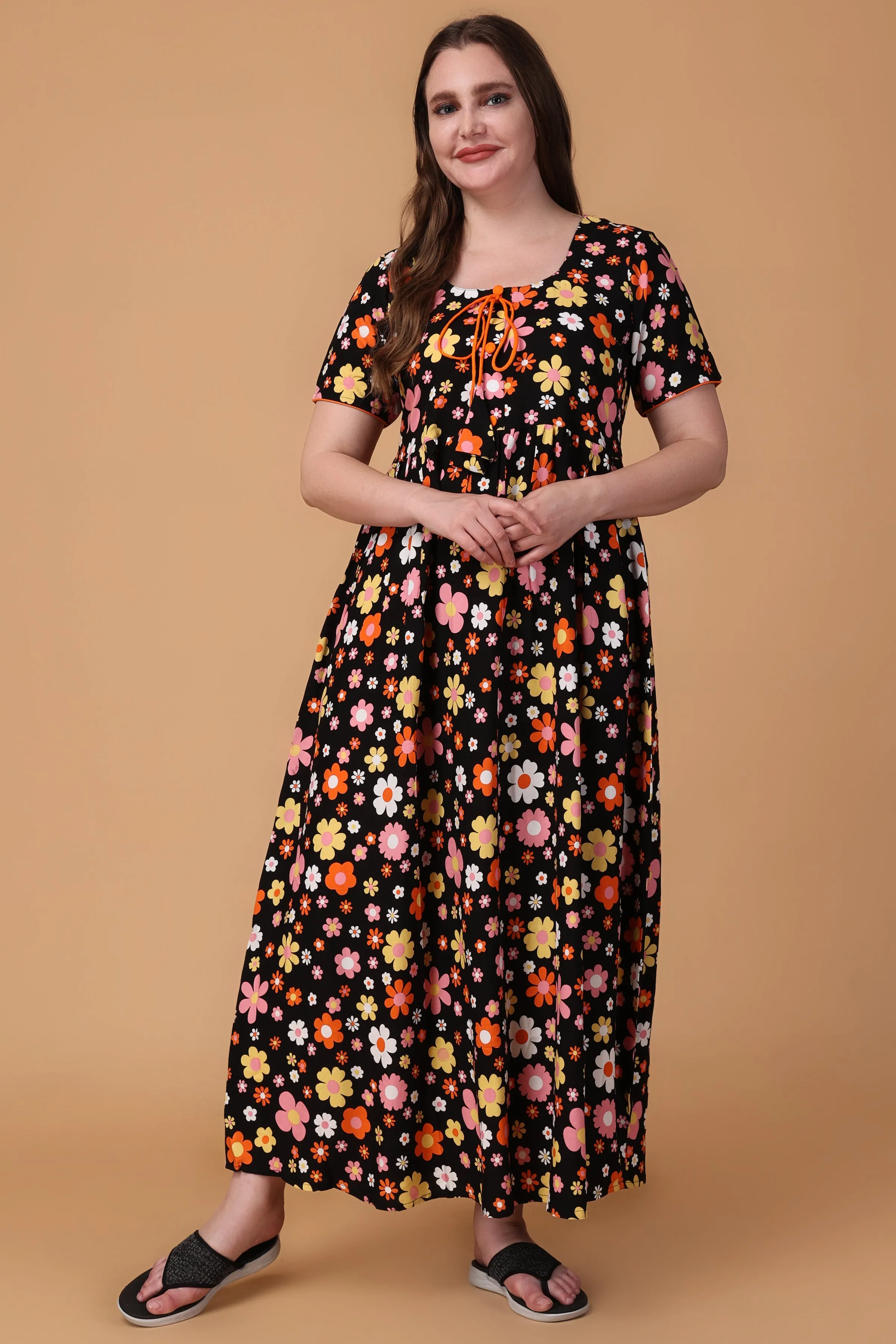 Fiesta Floral Rayon Night Gown