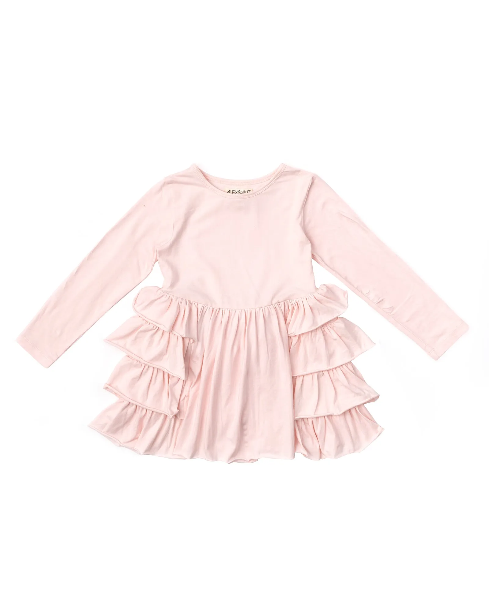 Florence Bustle Dress - Pink