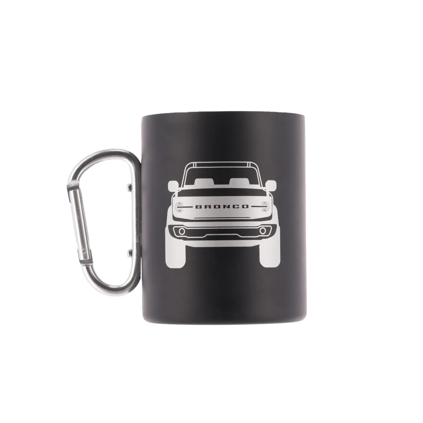 Ford Bronco Carabiner Handle Stainless Mug