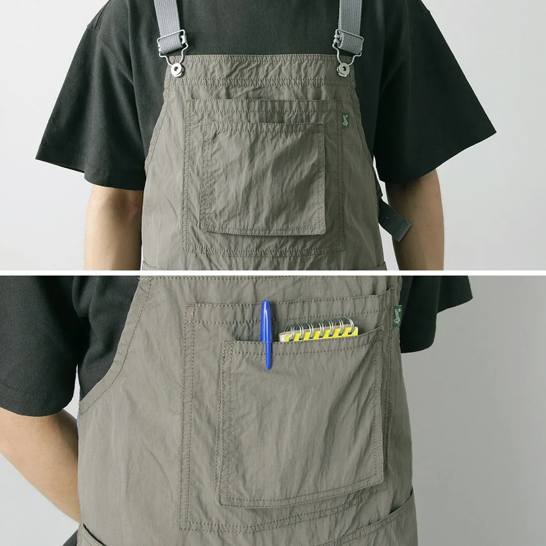 GARAGE GREEN WORKS / Danner Collaboration Cotton Nylon Buff Long Apron