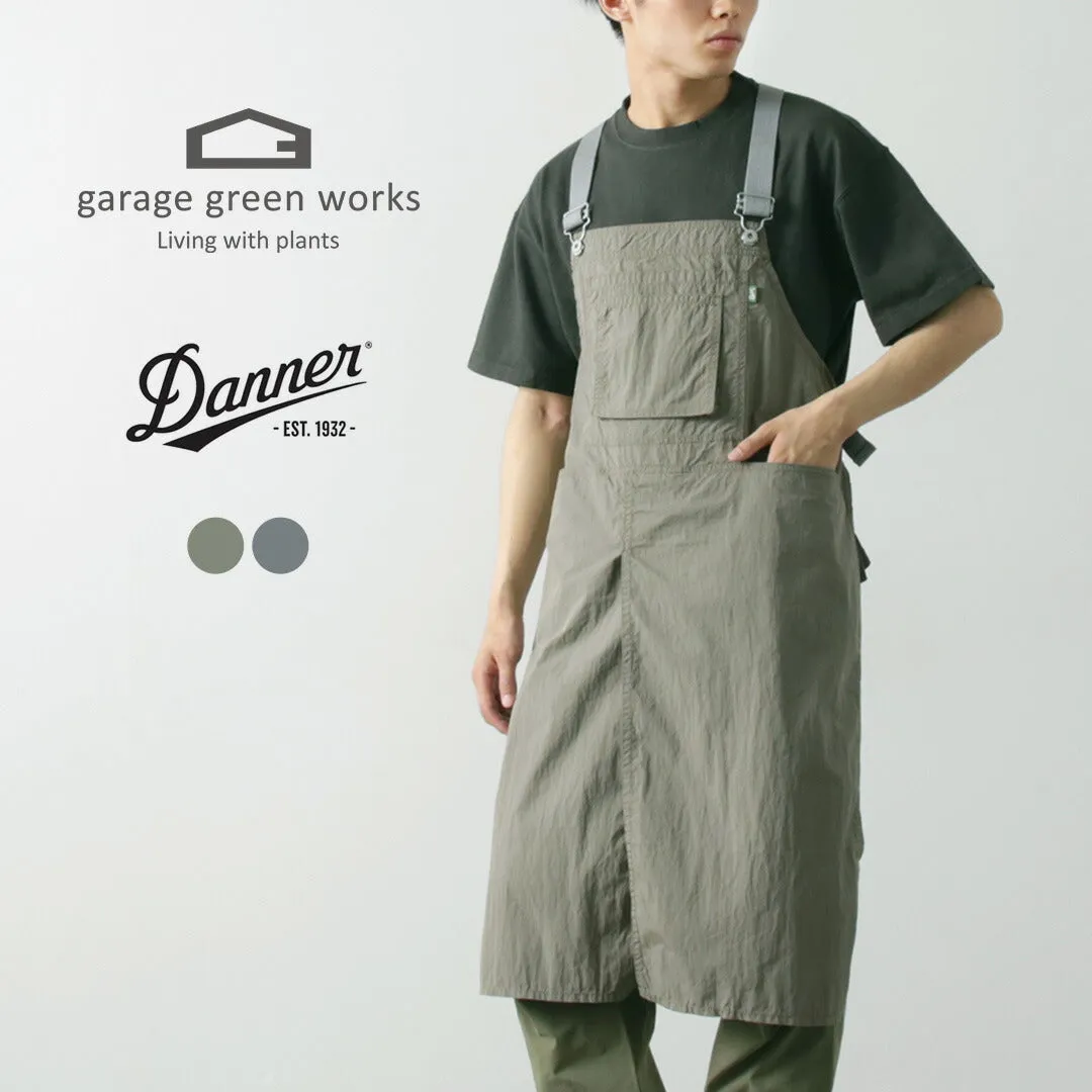 GARAGE GREEN WORKS / Danner Collaboration Cotton Nylon Buff Long Apron