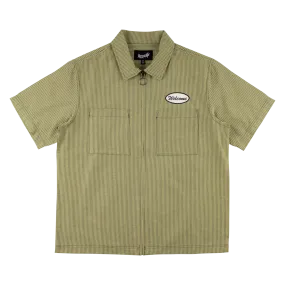 Garage Oxford Shirt W/ Embroidered Patch - Cedar