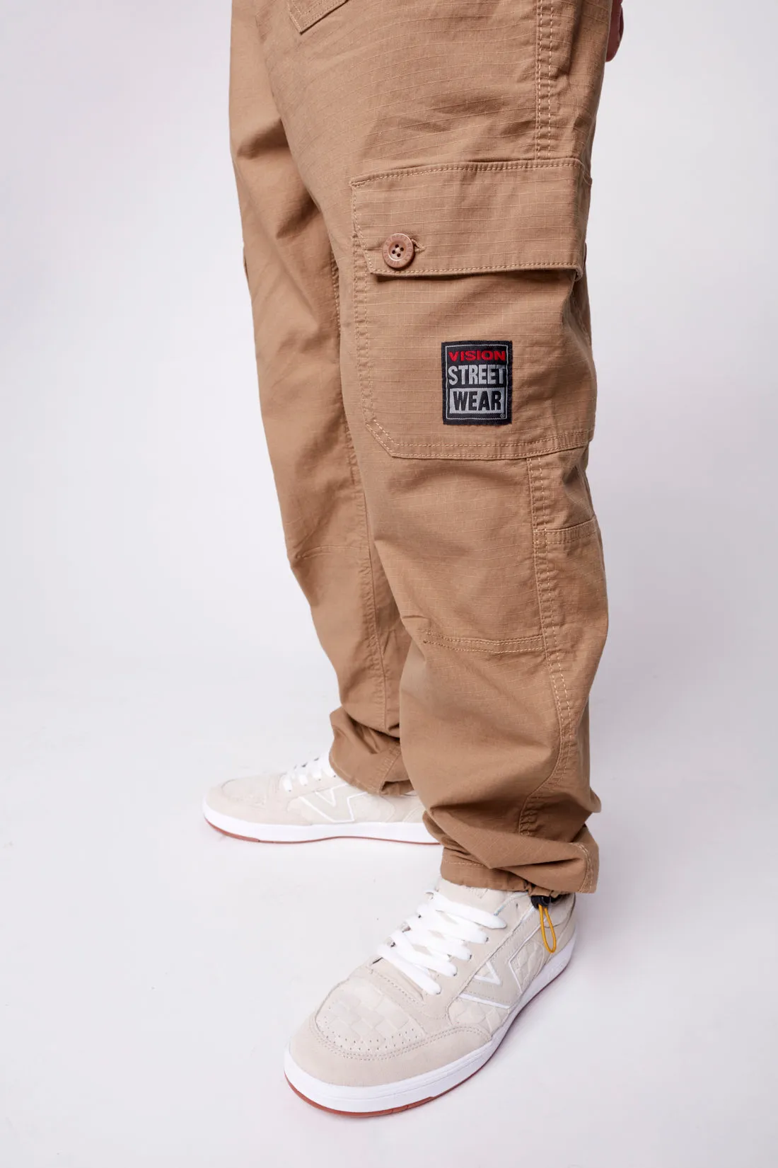 GELFAND - Cargo Straight Leg Ripstop Pant - Tan