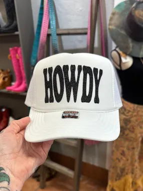 Glitter Howdy Cap