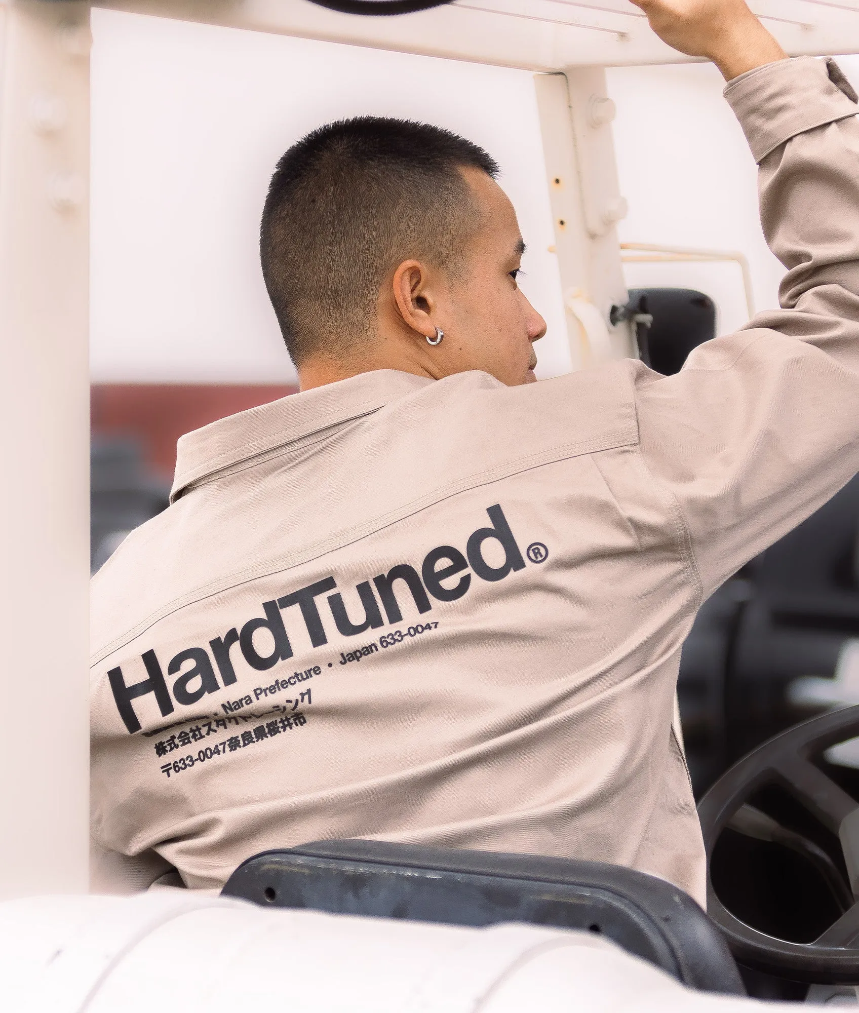 Hardtuned Long Sleeve Work Shirt - Tan