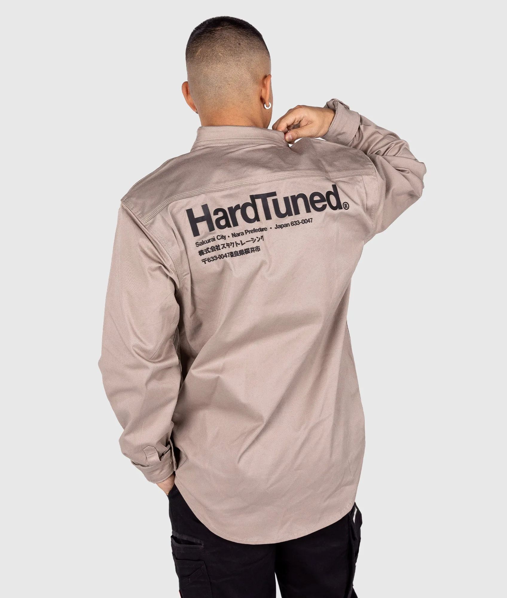 Hardtuned Long Sleeve Work Shirt - Tan