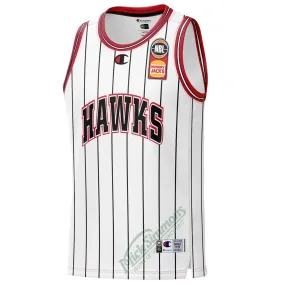 Illawarra Hawks 2023/24 Authentic Crew Neck Away Jersey NBL Basketball by Champion