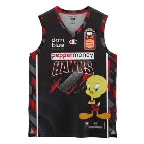 Illawarra Hawks Youth Kids Space Jam Authentic Jersey NBL Basketball by Champion