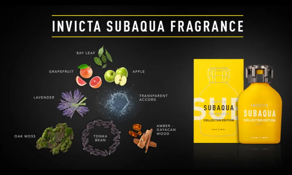 Invicta Subaqua Fragrance Collector Edition EDT 3.4 oz 100 ml For Men