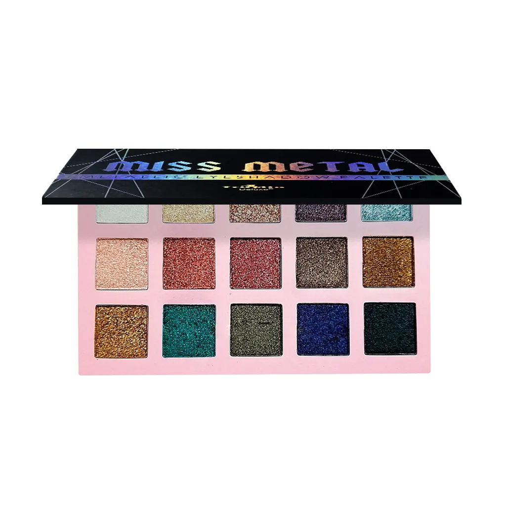 ITALIA Miss Metal Metallic Paleta de Sombras 15 Tonos