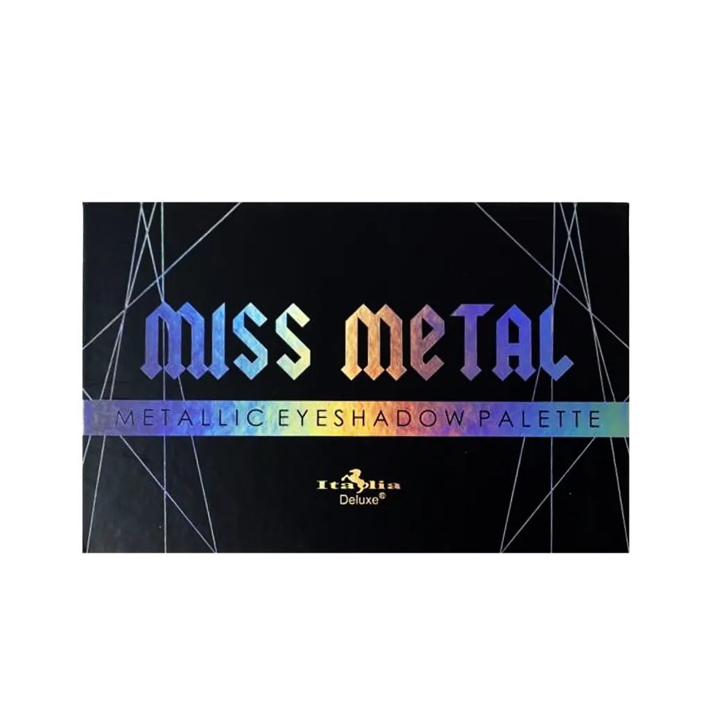 ITALIA Miss Metal Metallic Paleta de Sombras 15 Tonos