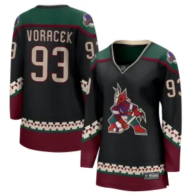 Jakub Voracek Arizona Coyotes Fanatics Branded Women's 2021/22 Home Breakaway Jersey - Black