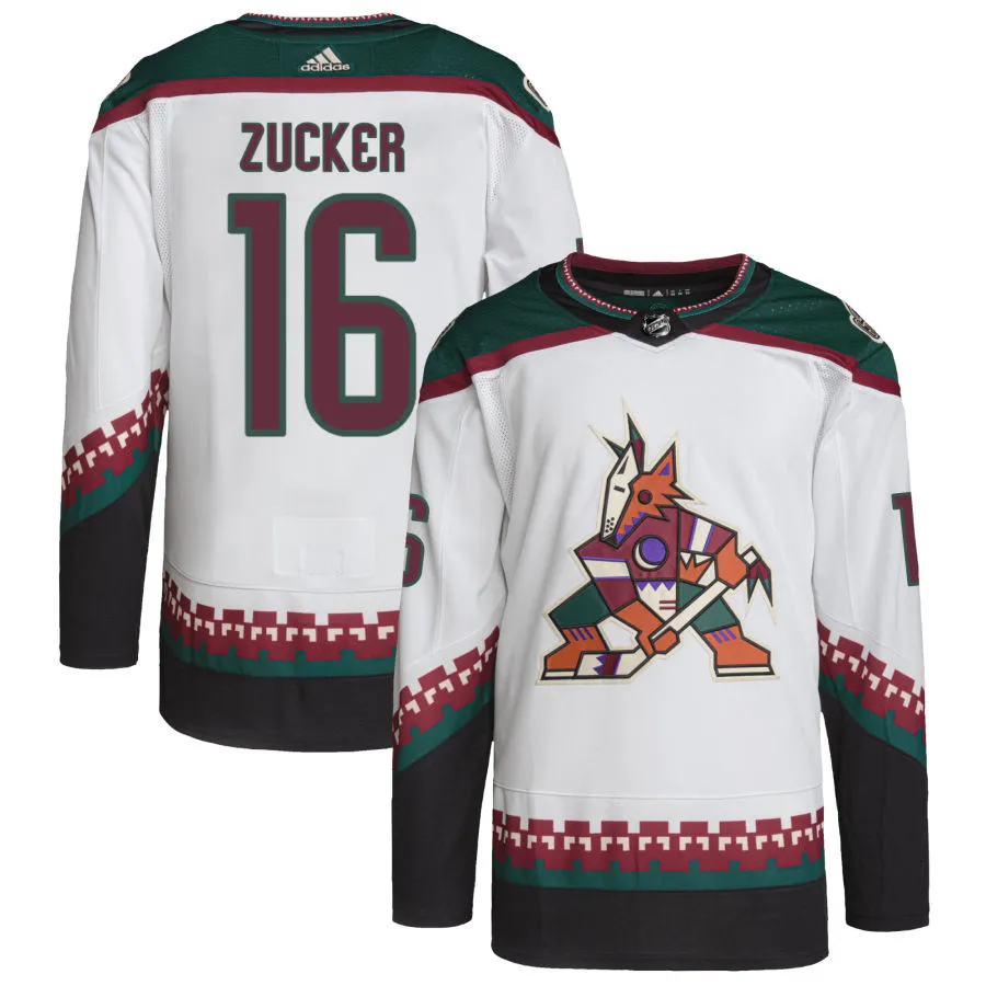 Jason Zucker Arizona Coyotes adidas Primegreen Authentic Pro Jersey - White